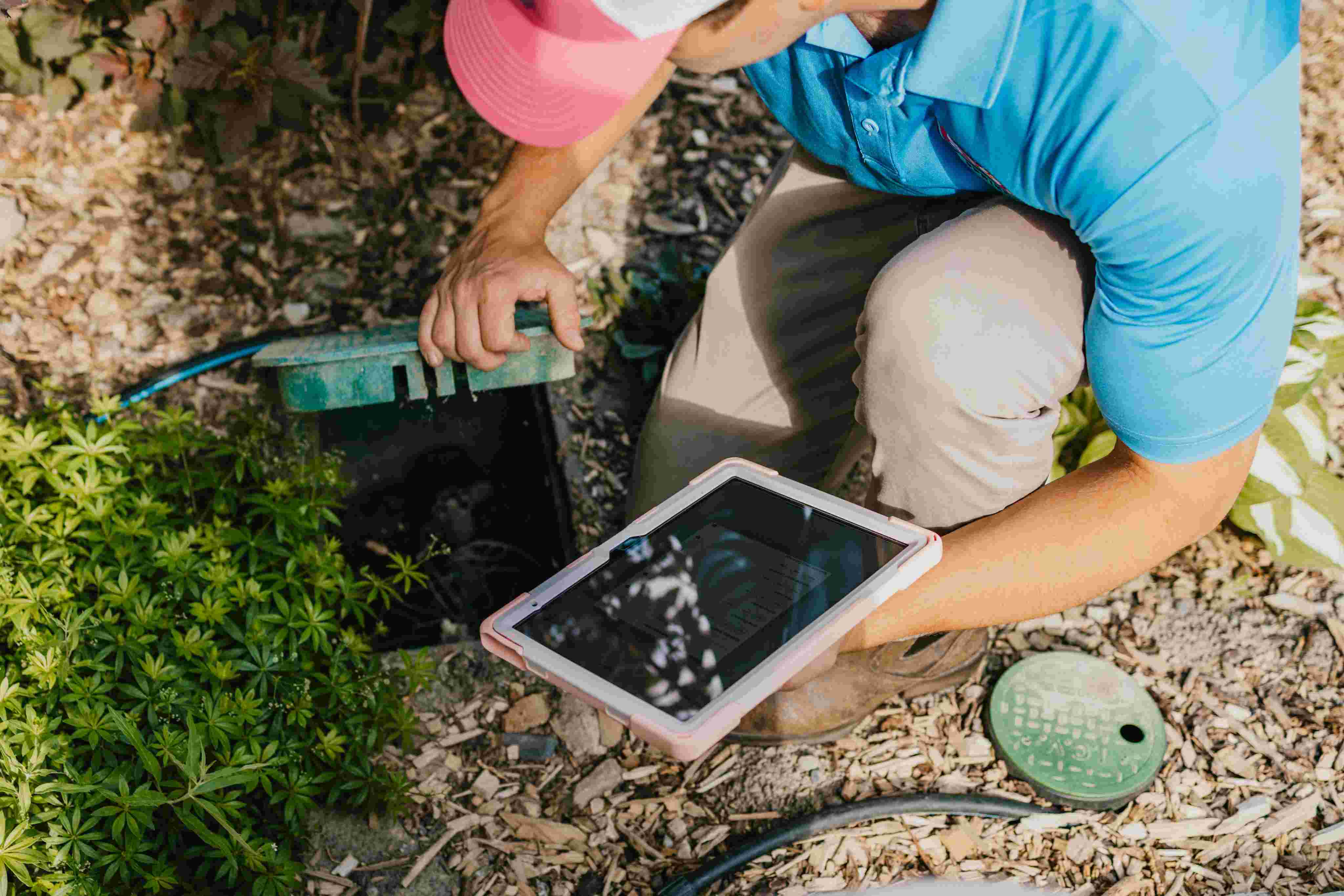 Sprinkler valve box inspection