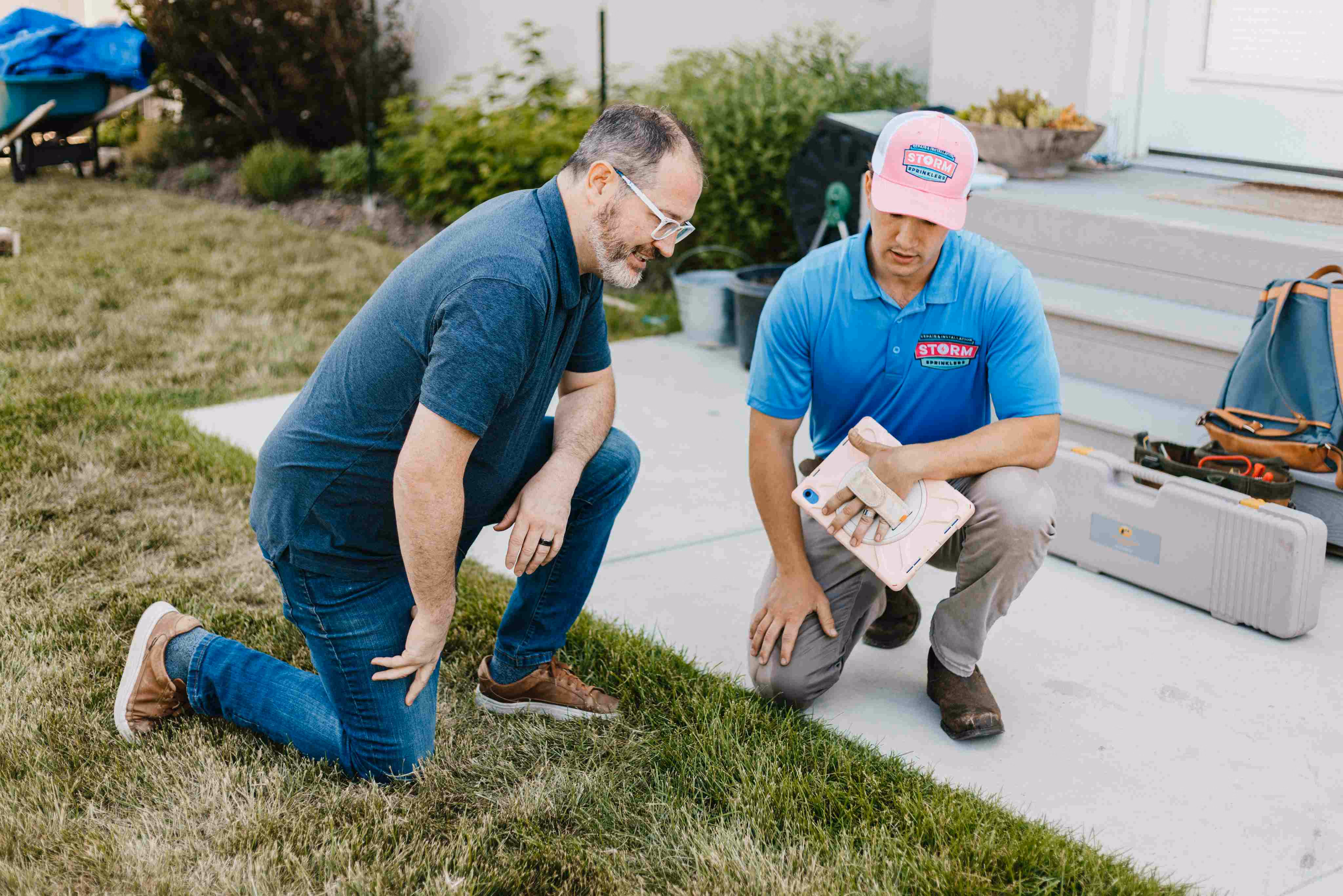 Storm Sprinklers professional irrigation technicians serving Midvale, Utah - sprinkler repair and installation
