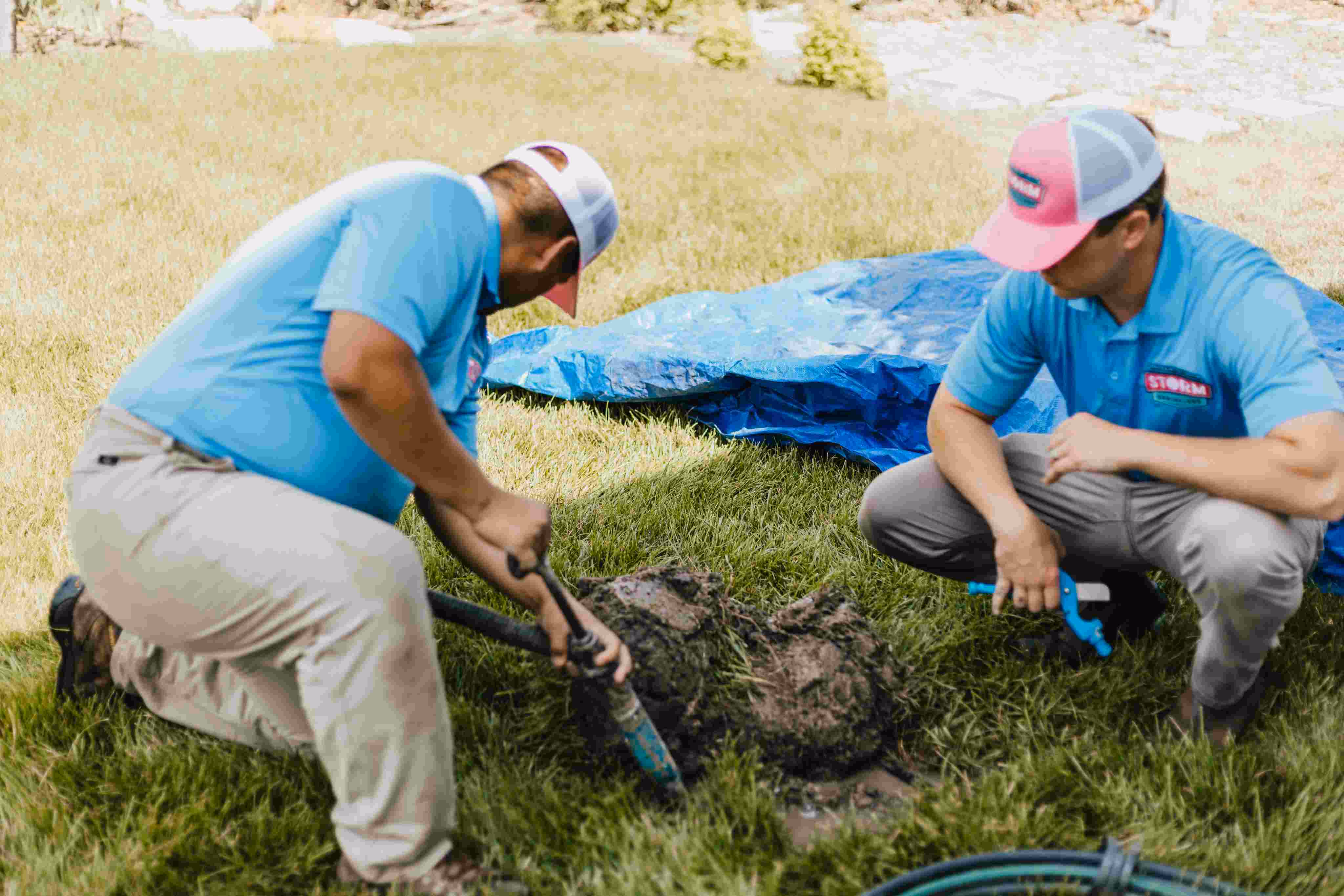 Storm Sprinklers professional irrigation technicians serving South Jordan, Utah - sprinkler repair and installation
