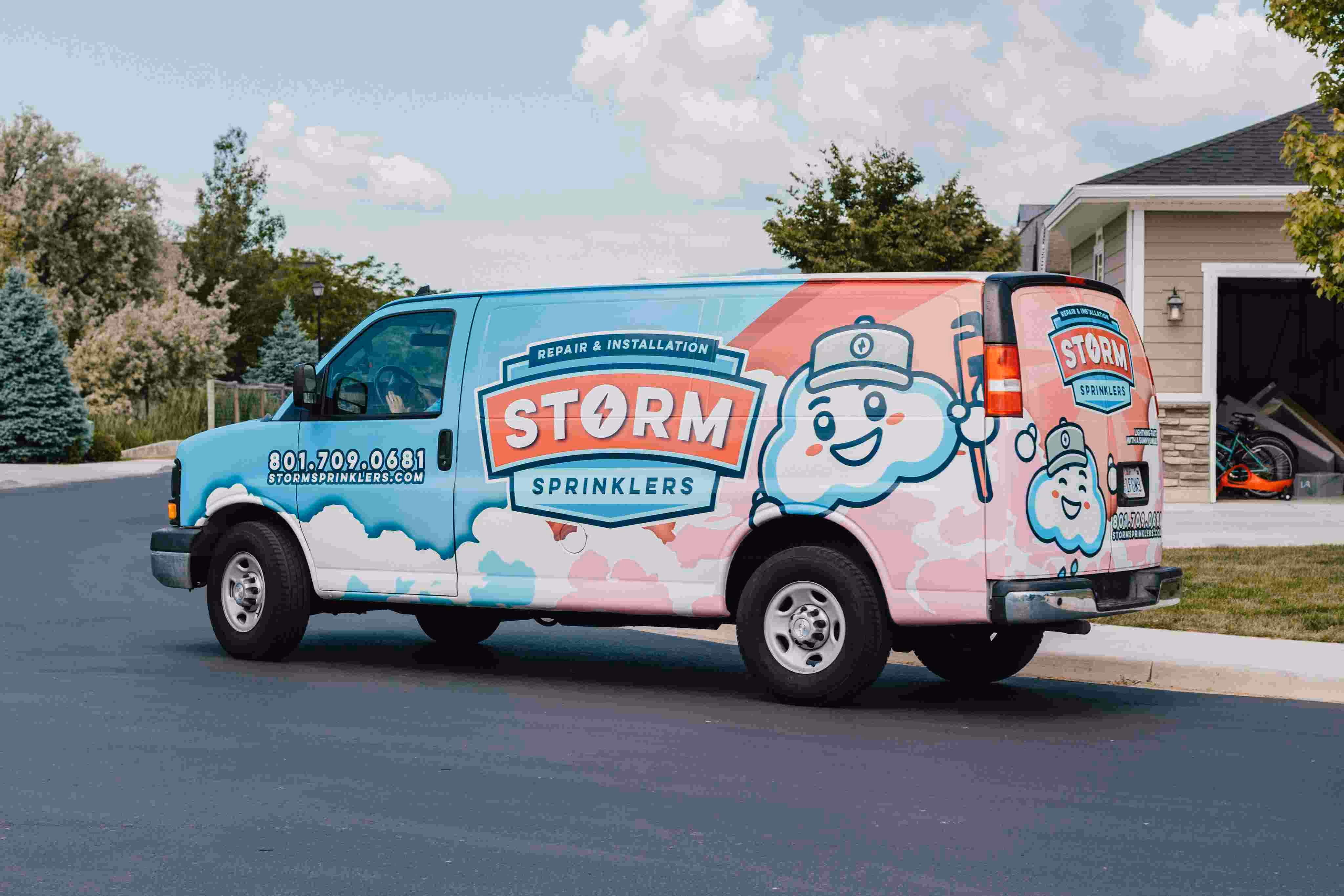 Storm Sprinklers professional irrigation technicians serving Salt Lake City, Utah - sprinkler repair and installation